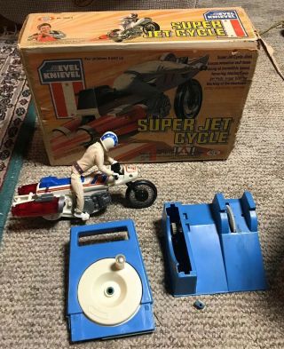 Evel Knievel Jet Cycle Vintage 1976 Ideal Rare