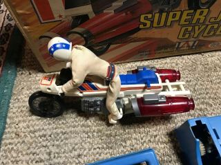 EVEL KNIEVEL JET CYCLE VINTAGE 1976 IDEAL RARE 3