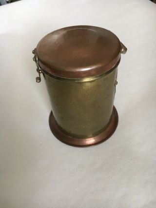 Arts And Crafts Copper And Brass Tea/coffee Caddies 12