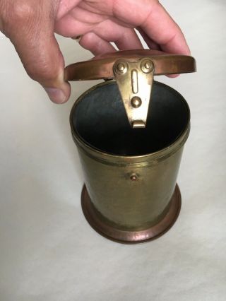 Arts And Crafts Copper And Brass Tea/coffee Caddies 4