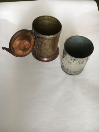 Arts And Crafts Copper And Brass Tea/coffee Caddies 8