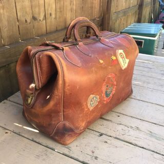 Vintage Schell Brown Cowhide Leather Doctor 