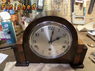 RESTORED & SERVICED GARRARD WESTMINSTER CHIME CLOCK 117 PHOTO DIARY OF WORK 11