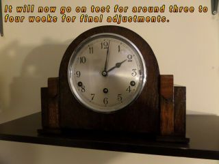 RESTORED & SERVICED GARRARD WESTMINSTER CHIME CLOCK 117 PHOTO DIARY OF WORK 12