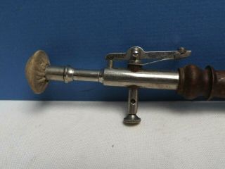 Medical [ Shocking Coil Probe ] Pulse Switch [ Large Style ] Wood Handle [ C1890