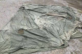 MILITARY SURPLUS 5 MAN M1950 ARCTIC TENT 13x13 CAMPING ARMY,  LINER with - out Poles 3