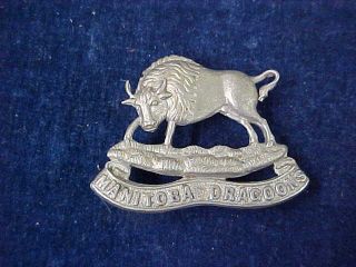 Orig Pre Ww1 Cap Badge The Manitoba Dragoons