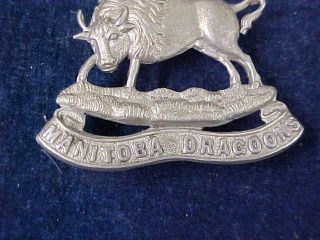 Orig Pre WW1 Cap Badge The Manitoba Dragoons 2