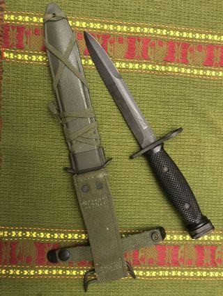 Rare Colt M7 Bayonet 62316 With Usm8a1 Scabbard