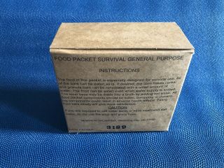 US military Vintage Food Packet Survival,  General Purpose Post Vietnam 2