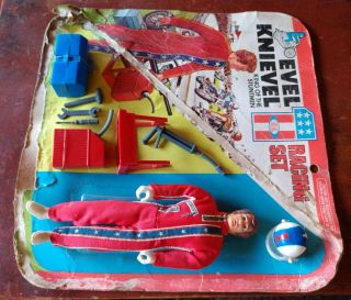 1975 Ideal Toy Corp.  Evel Knievel King of the Stuntmen Racing Set Action Figure 5