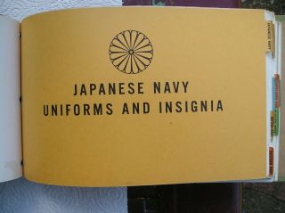 J.  A.  N.  No.  1 Uniforms And Insignia 1943 WWII Book 7