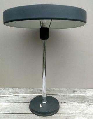 Vintage Retro Mcm Table Desk Lamp Louis Kalff Philips Danish Stilnovo Eames Era