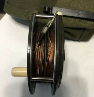 Military Surplus Radio Antenna Copper Wire,  Fish Reel,  Canvas Bag,  Box 4
