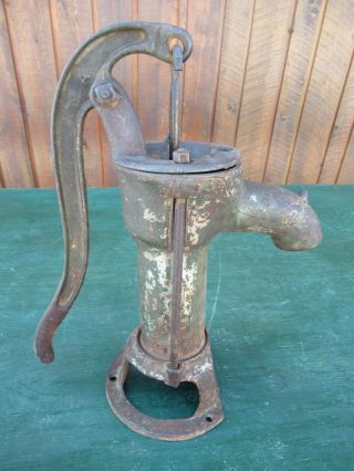 Vintage Cast Iron Hand Pitcher Water Pump Measures 17 " High In