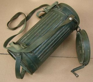 Rare WWII GERMAN DECONTAMINATION GAS MASK CANISTER 2