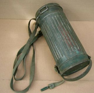 Rare WWII GERMAN DECONTAMINATION GAS MASK CANISTER 3