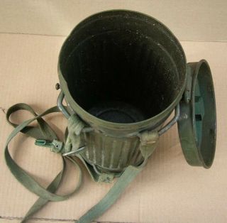Rare WWII GERMAN DECONTAMINATION GAS MASK CANISTER 6