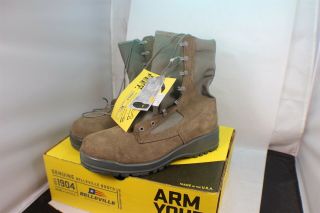 Belleville 600st Sage Hot Weather Combat Boots Steel Toe Size 10 R Nu W/ Box Tag