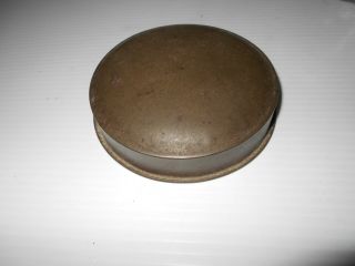 Antique Vintage Apothecary Jar Tin Lid - 3 7/8 " Across - Hard To Find