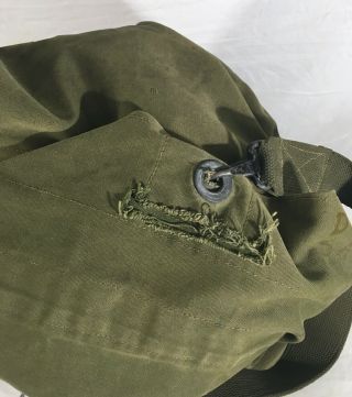 WWII U.  S Army dated 1943 - WW2 Military Named Duffle Bag A50 5