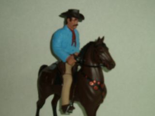 Custom Vintage Hartland Western Figure Lawman Dan Troop W Horse