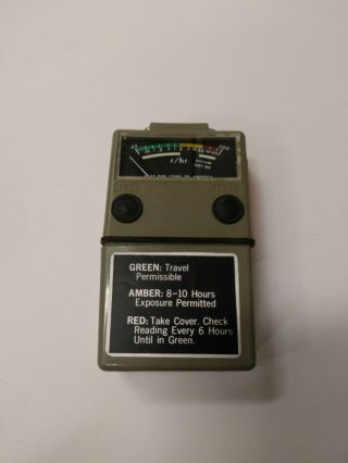 Gamma Dose Rate Meter Radiacmeter Serial No.  39337