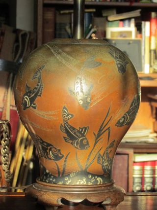 Art Deco Wmf Dinanderie Paul Hanstein 1920s Antique Orientalist Table Lamp