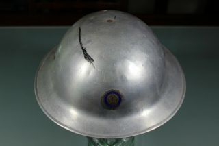 Us Post Ww1 American Legion Chome Parade Helmet.  1926 Dated.