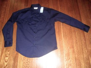 Rockland Mfg Deadstock Circa 1939 - 1945 Usa Made Military Police Uniform Shirt Lg