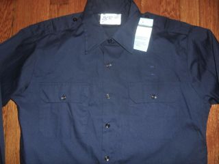 ROCKLAND MFG DEADSTOCK CIRCA 1939 - 1945 USA MADE MILITARY POLICE UNIFORM SHIRT Lg 3