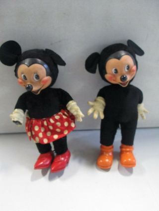 Gund Mickey Mouse And Minnie Mouse