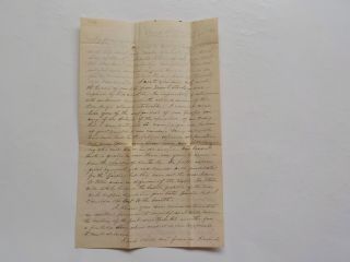 Civil War Confederate Letter 1862 Captured Bushwhackers Kentucky Hatred Yankees