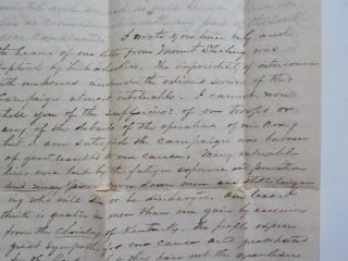 Civil War Confederate Letter 1862 Captured Bushwhackers Kentucky Hatred Yankees 3