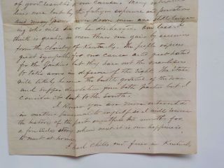 Civil War Confederate Letter 1862 Captured Bushwhackers Kentucky Hatred Yankees 4