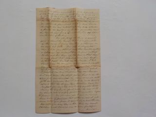 Civil War Confederate Letter 1862 Captured Bushwhackers Kentucky Hatred Yankees 5