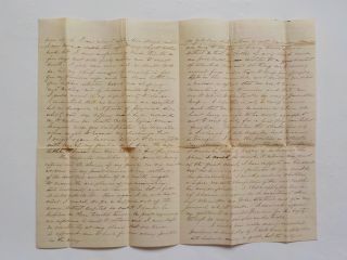 Civil War Confederate Letter 1862 Captured Bushwhackers Kentucky Hatred Yankees 6