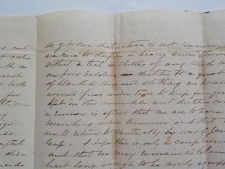 Civil War Confederate Letter 1862 Captured Bushwhackers Kentucky Hatred Yankees 9