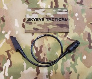 Skyeye Tactical Nacre Quietpro Motorola Ht/mtx/gp/ptx/pro Radio Cable