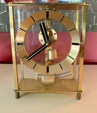 Kundo Electronic Kieninger & Obergfell Mantle Clock West Germany Vintage 1960s