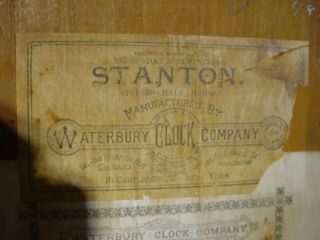 ANTIQUE RARE WATERBURY METAL STAGHEAD 1903 