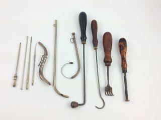 11 19th century Antique medical surgical instruments 12
