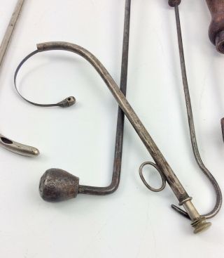 11 19th century Antique medical surgical instruments 3