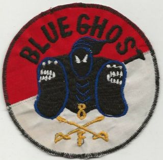 Vietnamese Made F - Troop 8th Cavalry Blue Ghost Jacket Patch A Beauty