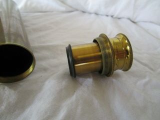 Antique Brass Microscope Lens 3