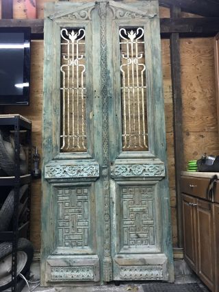 Antique 9 Ft Doors From A Gold Coast Castle From The 1800s