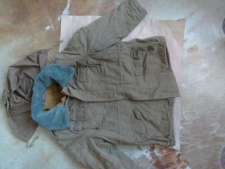 USSR Army Winter Jacket&pants AFGHANKA khaki 1991 dated USSR 52/4 LR 2