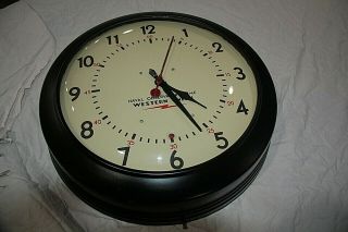 1930 Self Winding Clock Co Naval Observatory Time Western Union Clock 20 "