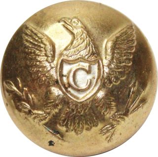 Civil War Federal Cavalry Eagle C Button 15mm Choice
