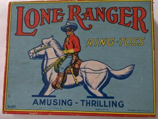 1946 Lone Ranger Ring Toss Game